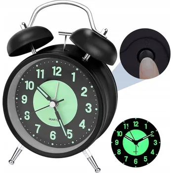 Hodiny Stolní hodiny Bedee černé 5,6 cm