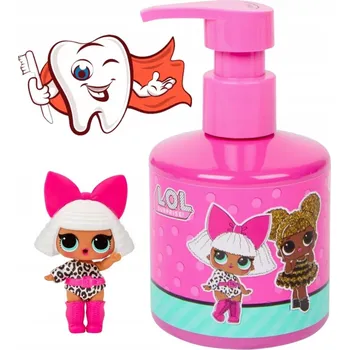 Dentální hygiena Veganská zubní pasta pro děti NA MLÉČNÉ ZUBY S FLUOREM L.O.L s pumpičkou