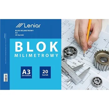 Milimetrový blok A3 Leniar