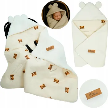 Zavinovačka Zavinovačka do autosedačky a nosítka pro miminka, zimní deka s teplým zapínáním