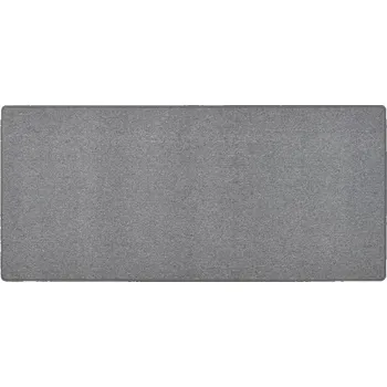 Koberec Koberec běhoun tmavě šedý, vpichovaná textilie, 50 x 100 cm, PP