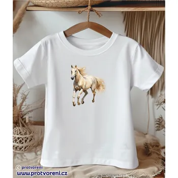 Chlapecké tričko Trička s potiskem Tričko s potiskem, dětské, KŮŇ IZABELA v klusu, 1 ks zvolte VELIKOST trička ZDE:: 3/4 let Beagle