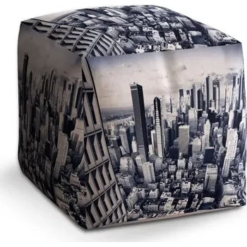 Taburet Sablio Taburet Cube Mrakodrapy 2: 40x40x40 cm