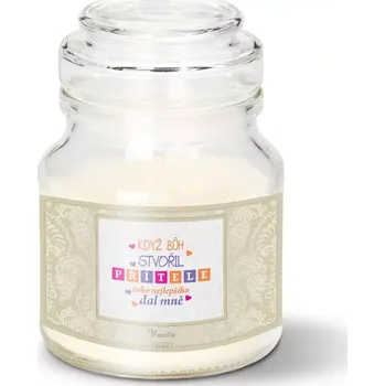 Svíčka Sablio Svíčka Když Bůh stvořil přítele - 120 g