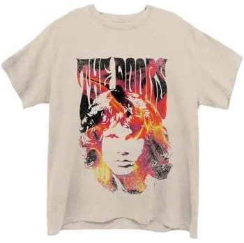 Pánské oblečení Merch The Doors: Tričko Jim Face Fire L