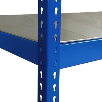 Dílenský regál Přídavné ocelové panely, 213,4 x 61 cm, 430 kg, modré