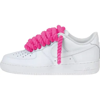 Pánské tenisky Nike Air Force 1 Low Rope Laces Neon Pink Velikost: 45.5