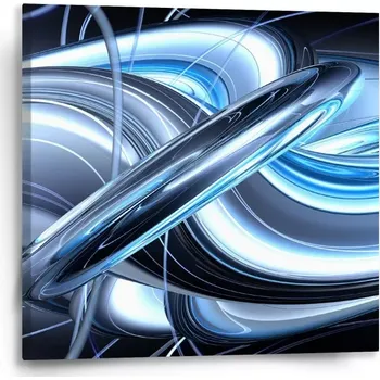 Obraz Sablio Obraz Modrá abstrakce - 50x50 cm