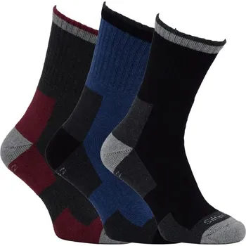 Pánské ponožky RS bavlněné froté pracovní ponožky s ionty stříbra mix 43-46