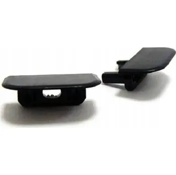 LED lišta Záslepka černá Lumines typ Z zapuštěná s otvorem