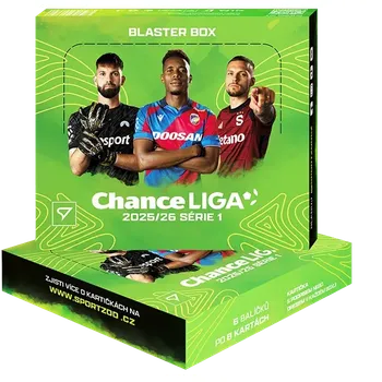 Sběratelská karetní hra Sportzoo Chance Liga 2025/26 1. série Blaster box