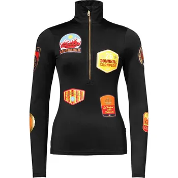 Cyklistické kalhoty Dámské triko Goldbergh Triumph Ski Pully Black