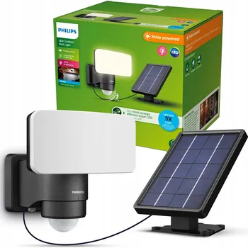 Pouliční lampa Philips 6 W 1000 lm solární napájení