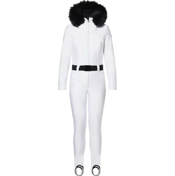 Cyklistické kalhoty Dámská kombinéza Goldbergh Glisser Ski Suit Faux Border White