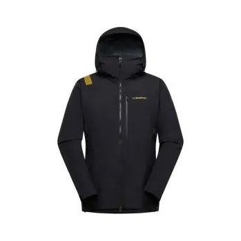 Pánská móda La Sportiva ALPINE GUIDE GTX PERFORMANCE JACKET MEN Black/Yellow černá XL