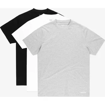 Pánské tričko sada t-shirt PROSTO Basic 3-pack XXL