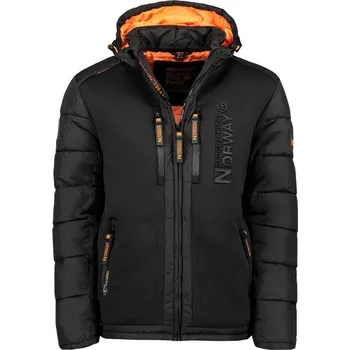 Geographical Norway pánská bunda BEACHWOOD BLACK-FORANGE DB MEN 068 BS4 BLACK (WU6631H/GN-NOIR) L