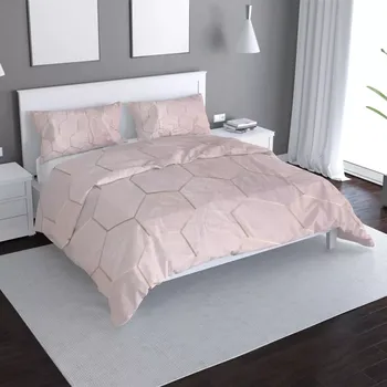 Povlečení Sablio Povlečení Rose gold - 140x200 / 90x70