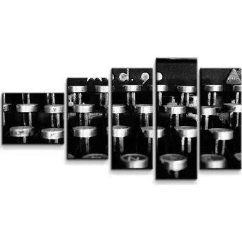 Obraz Sablio Obraz - 5-dílný Psací stroj - 100x60 cm