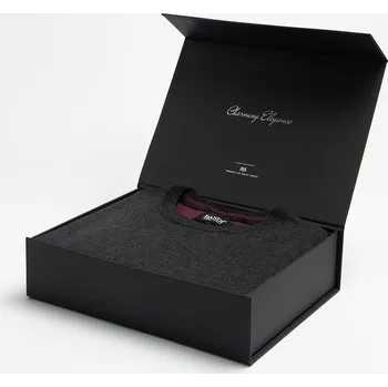 Pánský svetr Pánský svetr AUGUSTIO Antracit v dárkovém boxu