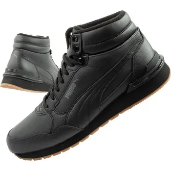 Pánské tenisky Puma ST Runner v4 Mid sportovní boty pánské kotníkové tenisky černé 41