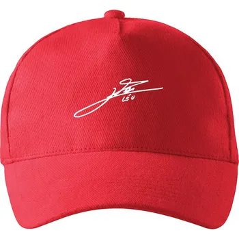 Kšiltovka Unisex kšiltovka s podpisem Messiho, Barva Červená, Velikost 19×11 cm , Canvas Kšiltovka Bezvatriko.cz 3095