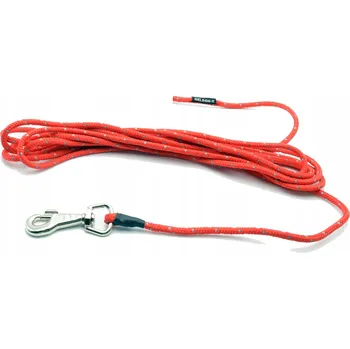 Vodítko pro psa SILNÉ REFLEXNÍ STATICKÉ TRENINGOVÉ VODÍTKO LANO PRO PSY 0,6 CM/10 M NELSON-X