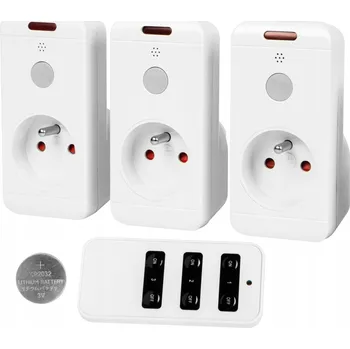 Elektrická zásuvka Blow dálkově ovládaná elektrická zásuvka bílá