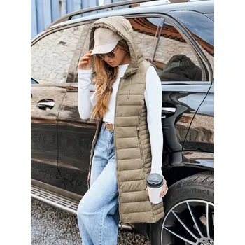 Dámská vesta DSTREET BÉŽOVÁ M