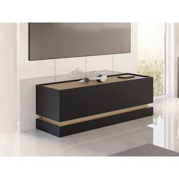 Televizní stolek TV stolek Arlotekis 150 2K, Barva dřeva: černá / dub cremona MIRJAN 5903211463662