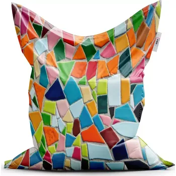 Sedací pytel Sablio Sedací vak Classic Barevná mozaika - 150x100 cm