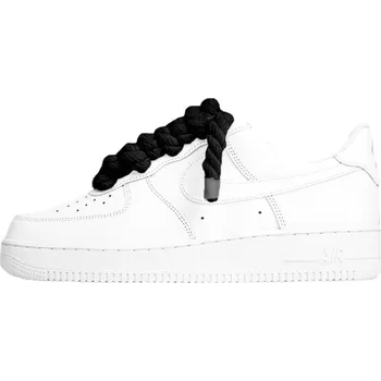 Pánské tenisky Nike Air Force 1 White Low 07 Rope Laces Black Velikost: 45.5