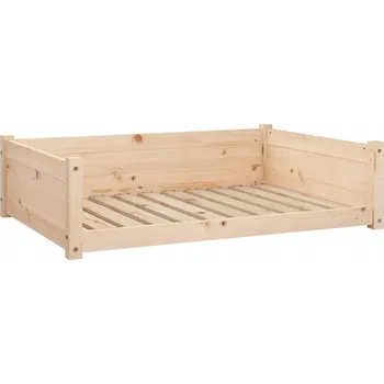 Pelíšek pro psa Pelíšek pro psa z masivního borovicového dřeva, 95,5 x 65,5 x 28 cm, přírodní barva