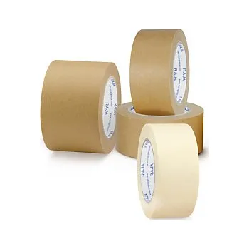 Lepicí páska Papírová lepicí páska 48mm, návin 50m, standardní 57g/m2, bílá, tloušťka 110µm | RAJA - Balení po 36 ks