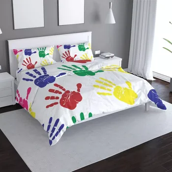 Povlečení Sablio Povlečení Barevné otisky - 140x220 / 90x70