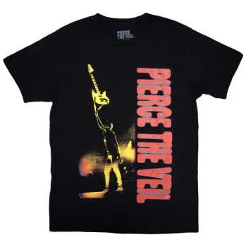 Pánské oblečení Merch Pierce The Veil: Pierce The Veil Unisex T-shirt: Guitar Swing (small) S