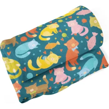 deka Sablio Deka Kočky s rybkami - 150x120 cm