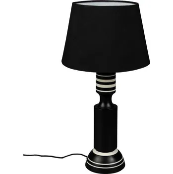 Čtecí lampička Černá stolní lampa s textilním stínidlem (výška 60 cm) Virgil – Dutchbone ID_1741104