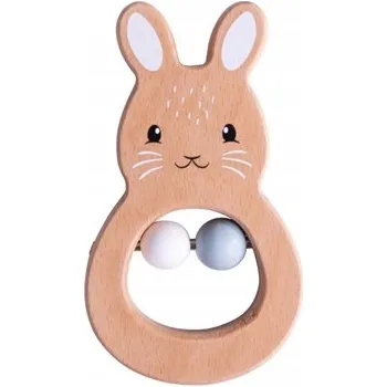 Chrastítko Bigjigs Toys 32008 0+ hnědé