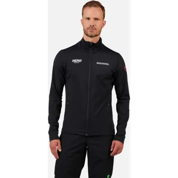 Pánská mikina Mikina ROSSIGNOL HERO MID LAYER STRETCH JKT-BLACK, XS