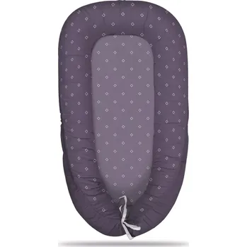 Hnízdečko pro miminko Sablio Hnízdečko pro miminko Bílé čtverce