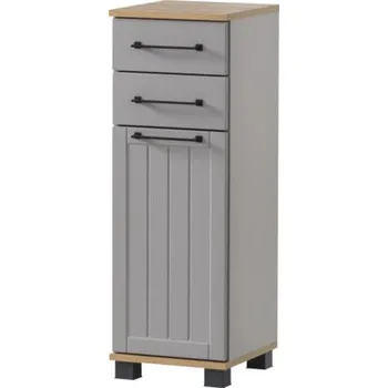 Koupelnový nábytek Koupelnová skříňka nízká Möbelpartner Jelda platina 30,3 x 88,1 x 32,6 cm