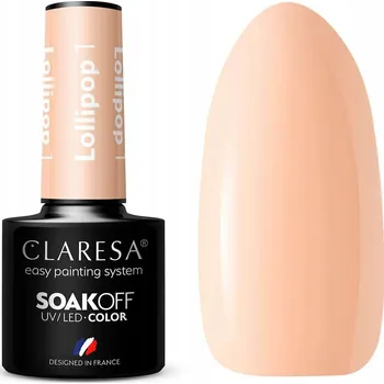 Lak na nehty CLARESA Pastelový hybridní lak LOLLIPOP 1 + PRÁŠEK