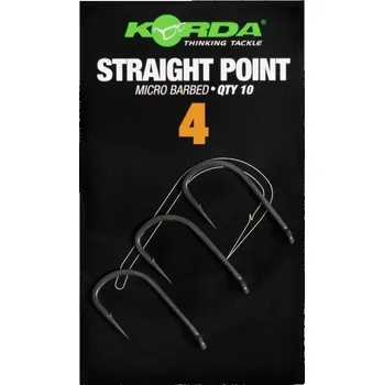 Rybářský háček Korda Háčky Straight Point Barbed 10 ks vel. 4