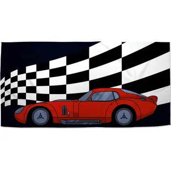 Osuška Sablio Ručník Závodní auto - 30x50 cm