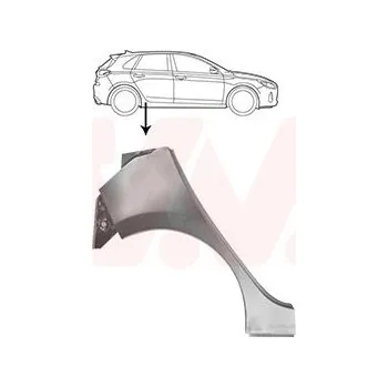 Příslušenství karosérie Boční stěna VAN WEZEL 8249148