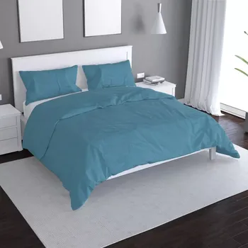 Povlečení Sablio Povlečení Bledě modrá - 140x200 / 90x70