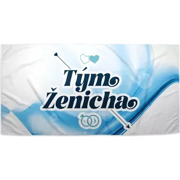 Osuška Sablio Ručník Tým ženicha - 50x100 cm