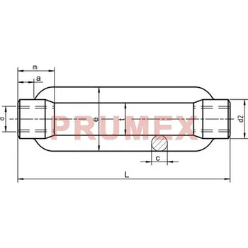 Matice Matice pro napínače otevřená DIN 1480 M8 pozink
