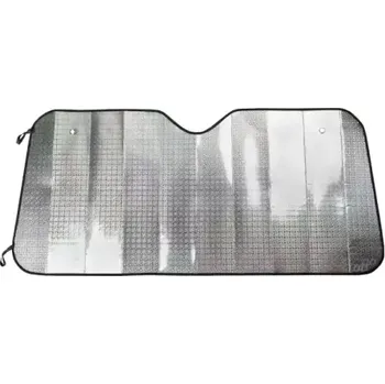 Stínítko do auta AMIO Skládací sluneční clona lesklá 150x80cm